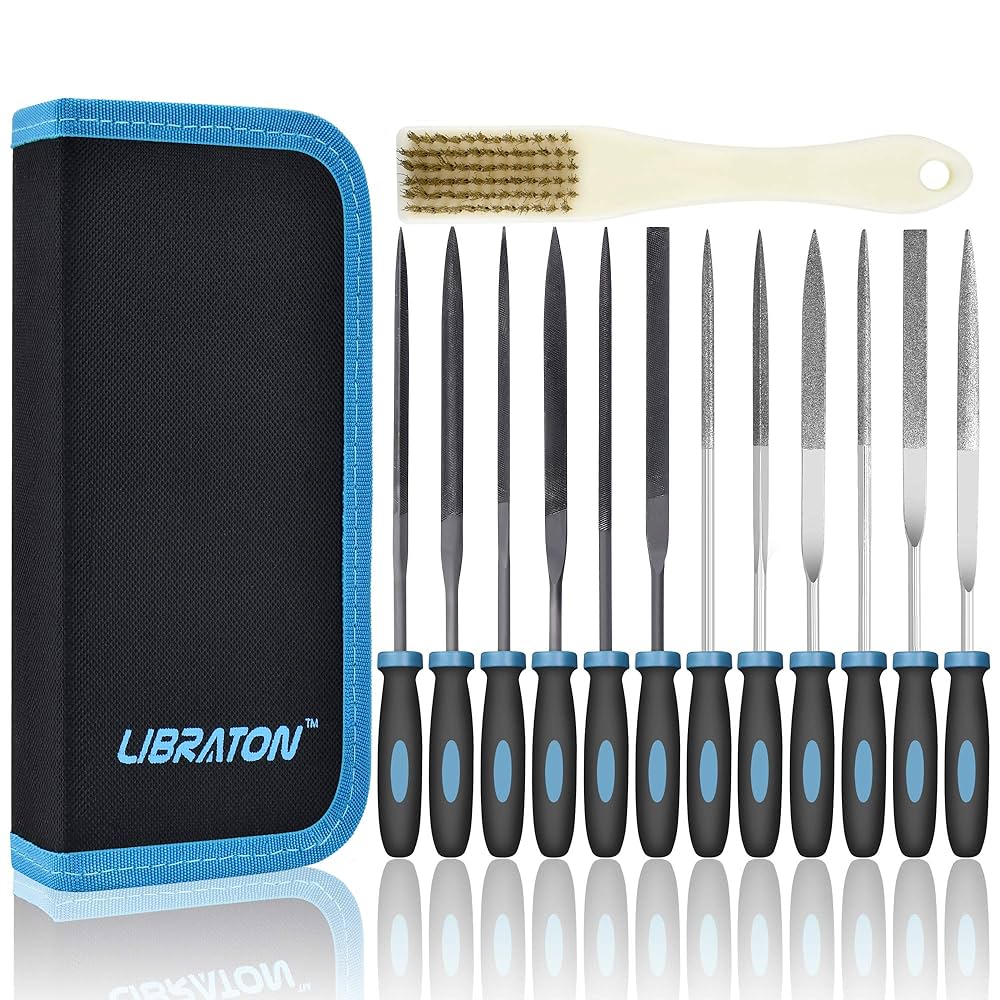 Amazon | LIBRATON 12本組 ヤスリセット 金属 ダイヤモンド